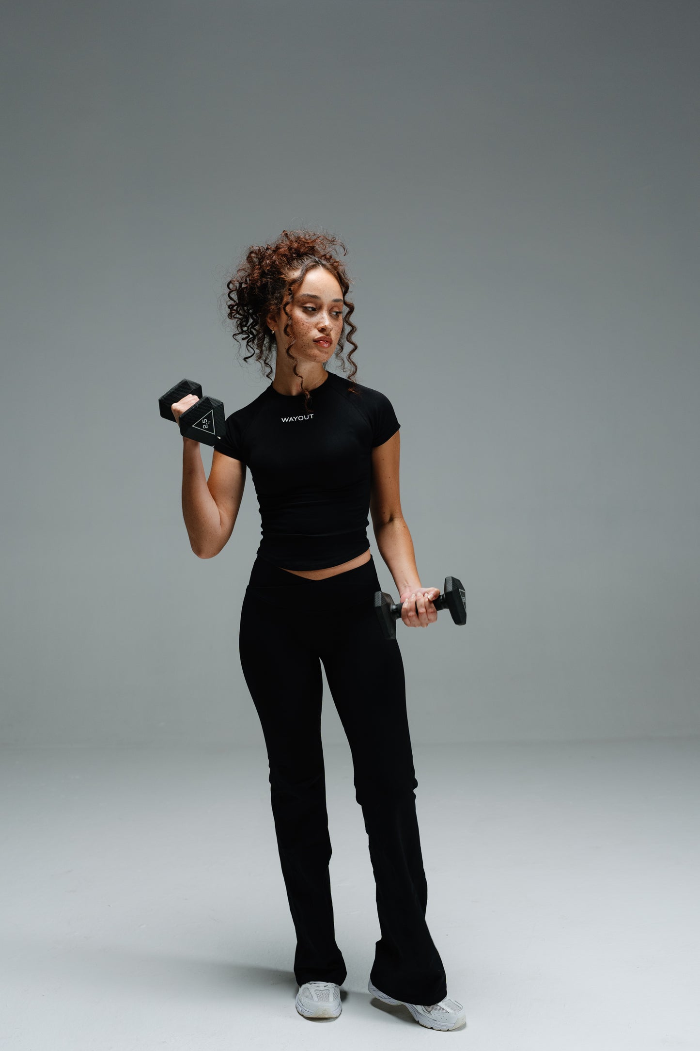 V Waist Flare Pants