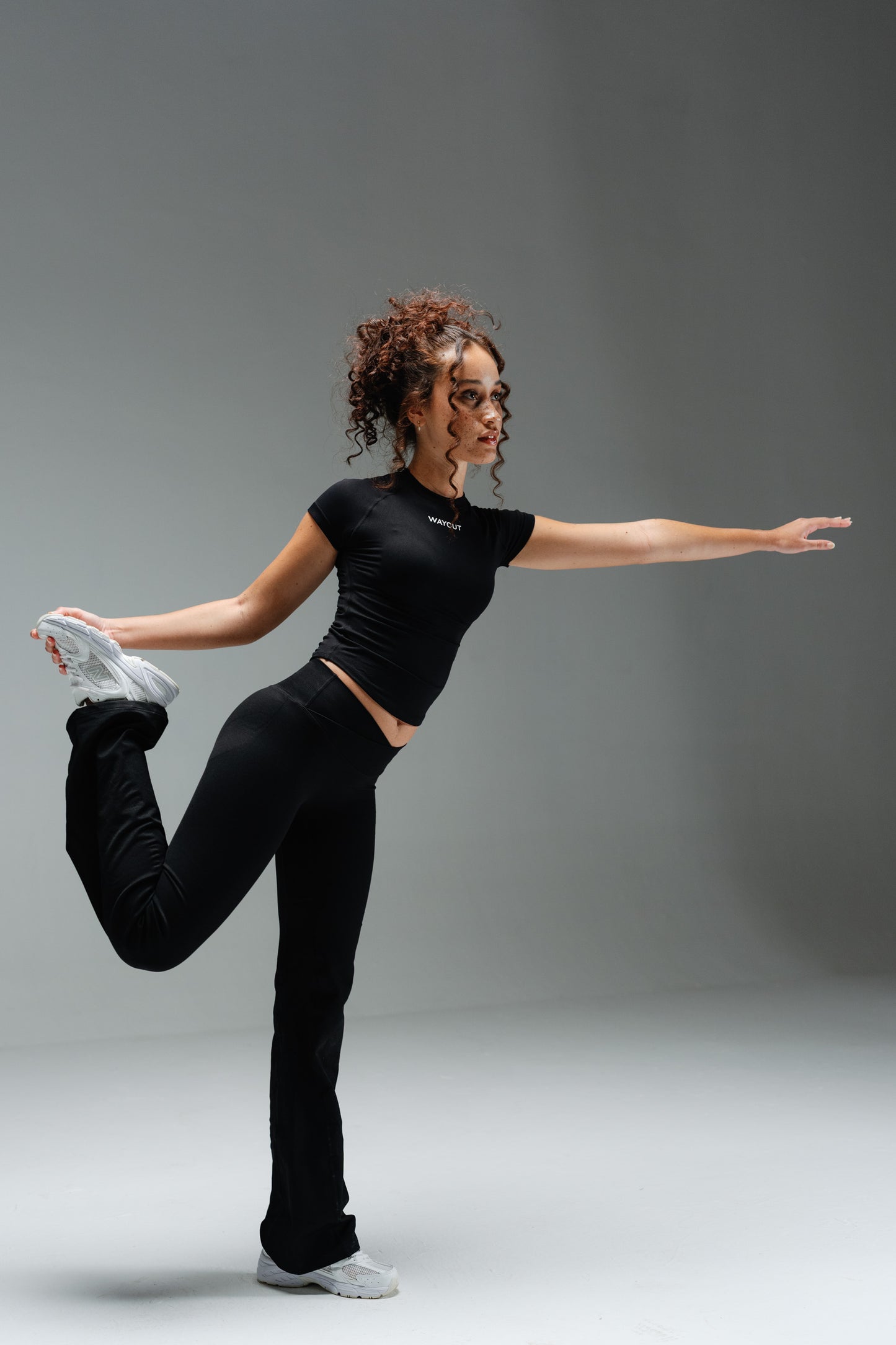 V Waist Flare Pants