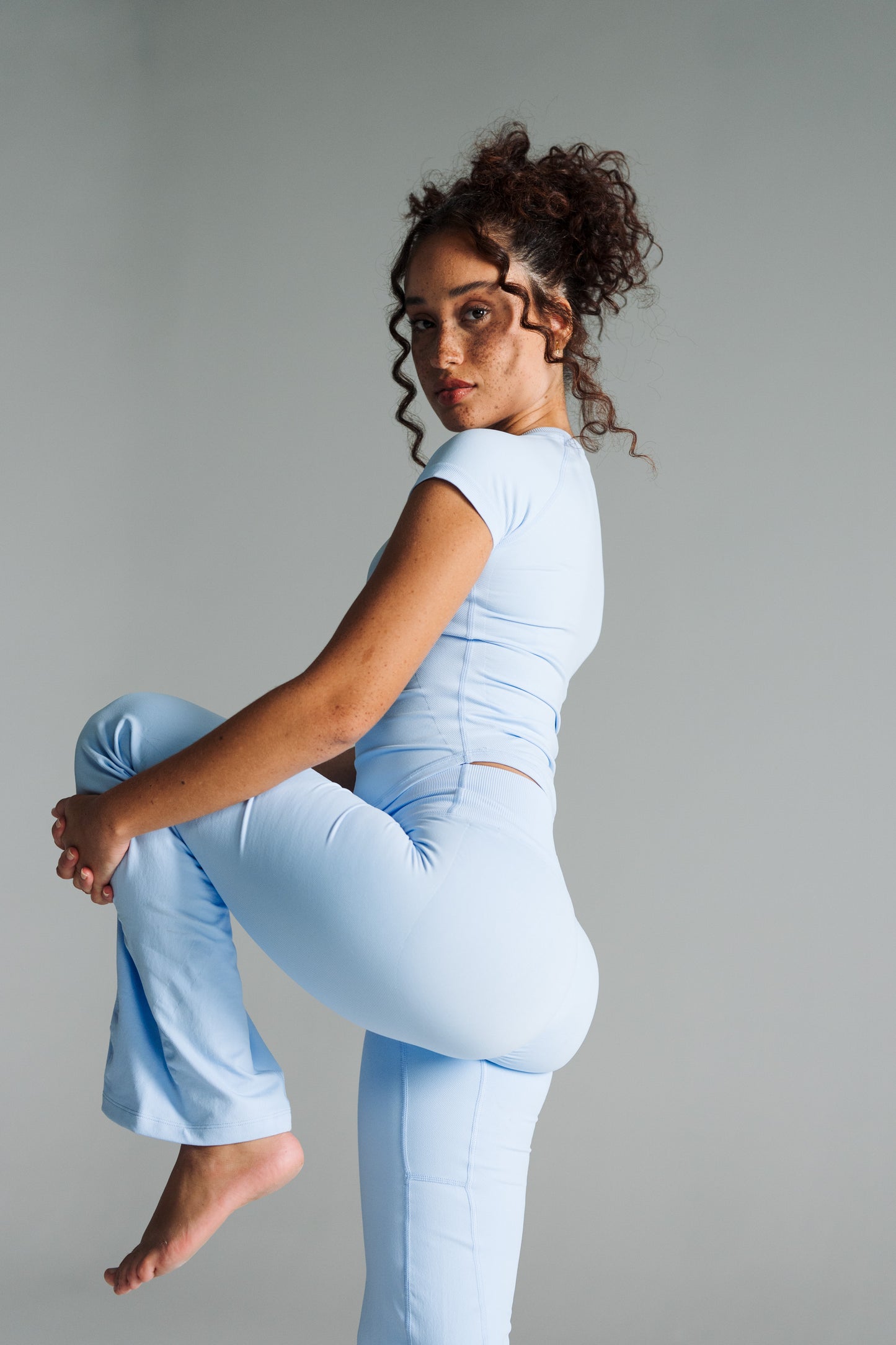 V Waist Flare Pants