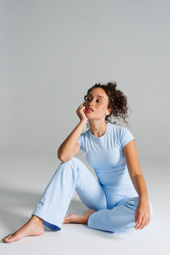 V Waist Flare Pants